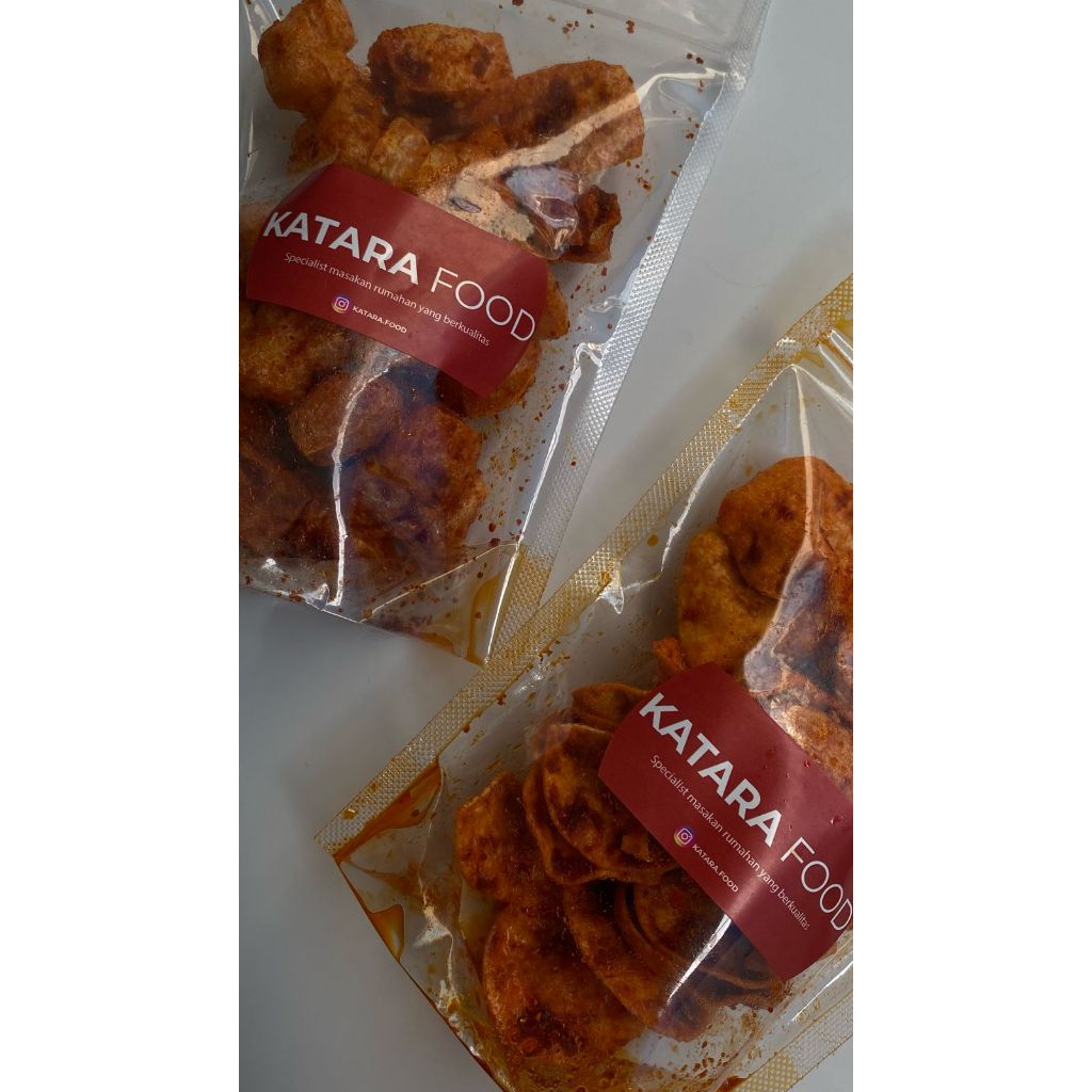 

Kerupuk balado ubi/kulit