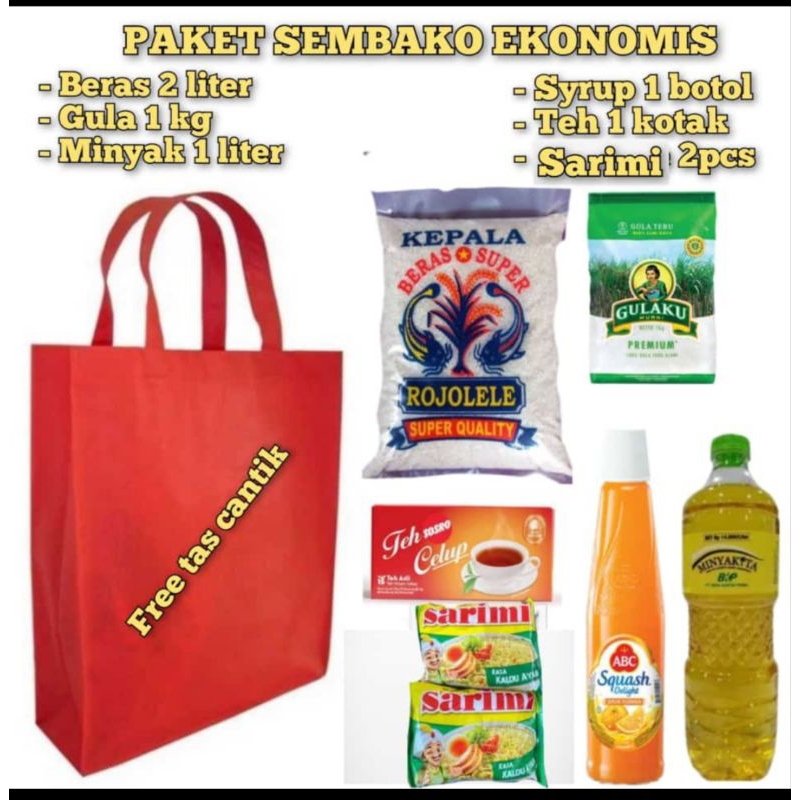 

Paket Munggahan Sembako Ekonomis Free Tas