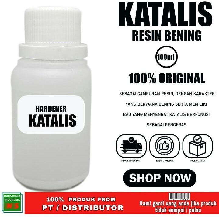 Katalis Untuk Resin Bening 100 ML / katalis resin bening