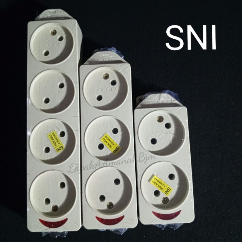 STOP KONTAK GEPENG ZWILLING WARNA CREAM SNI