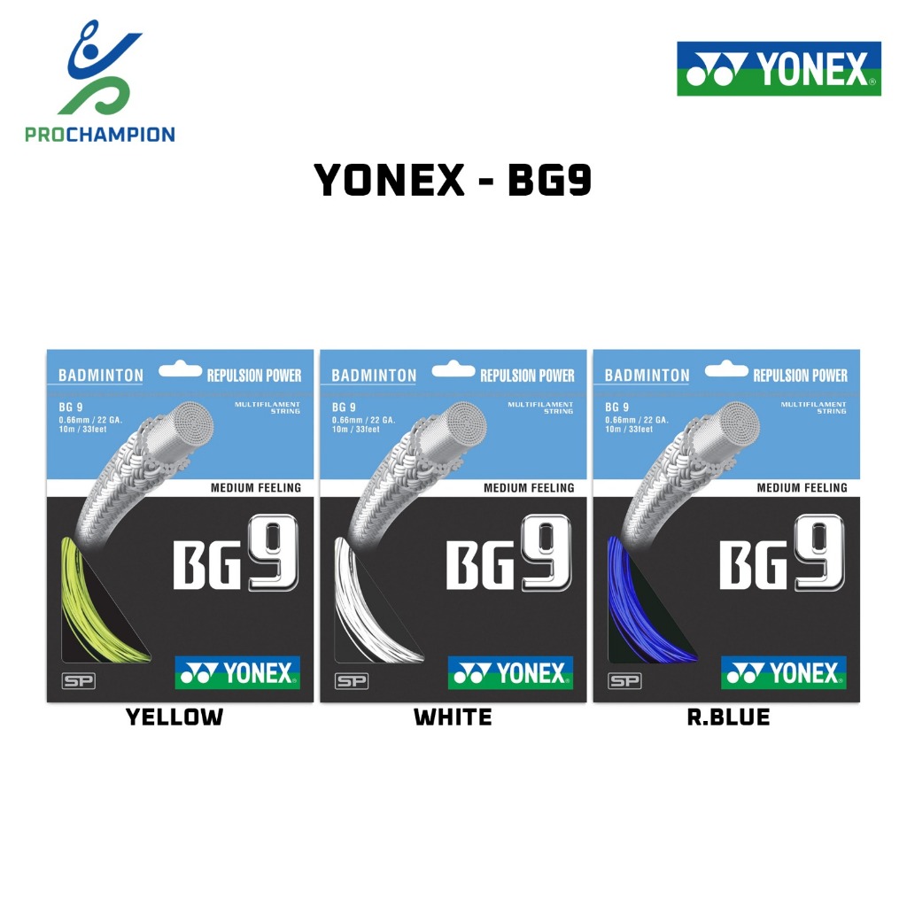 Yonex BG9 BG 9 SP Senar Badminton Original