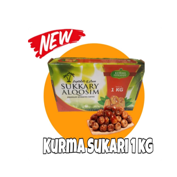 

Kurma Sukari Hikmah Kemasan 1kg Fresh