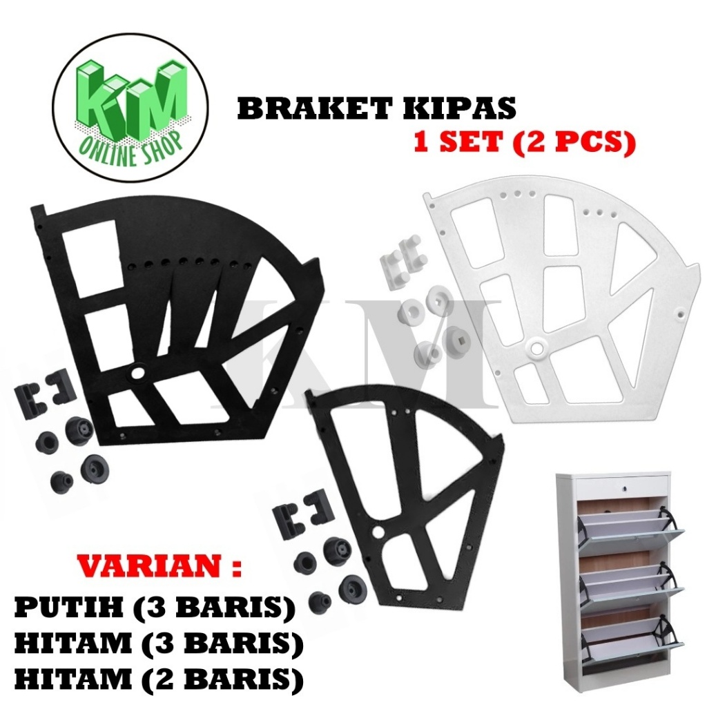 Bracket Fitting Lipat Rak Sepatu Kipas Braket Rak Sepatu Lipat Rak Sepatu Putar