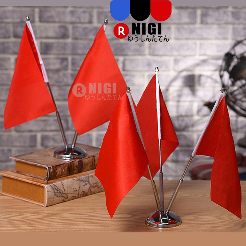 

NIGI Stand Tiang 2/3 Bendera Meja Stainless Steel Flag Pole Tiang