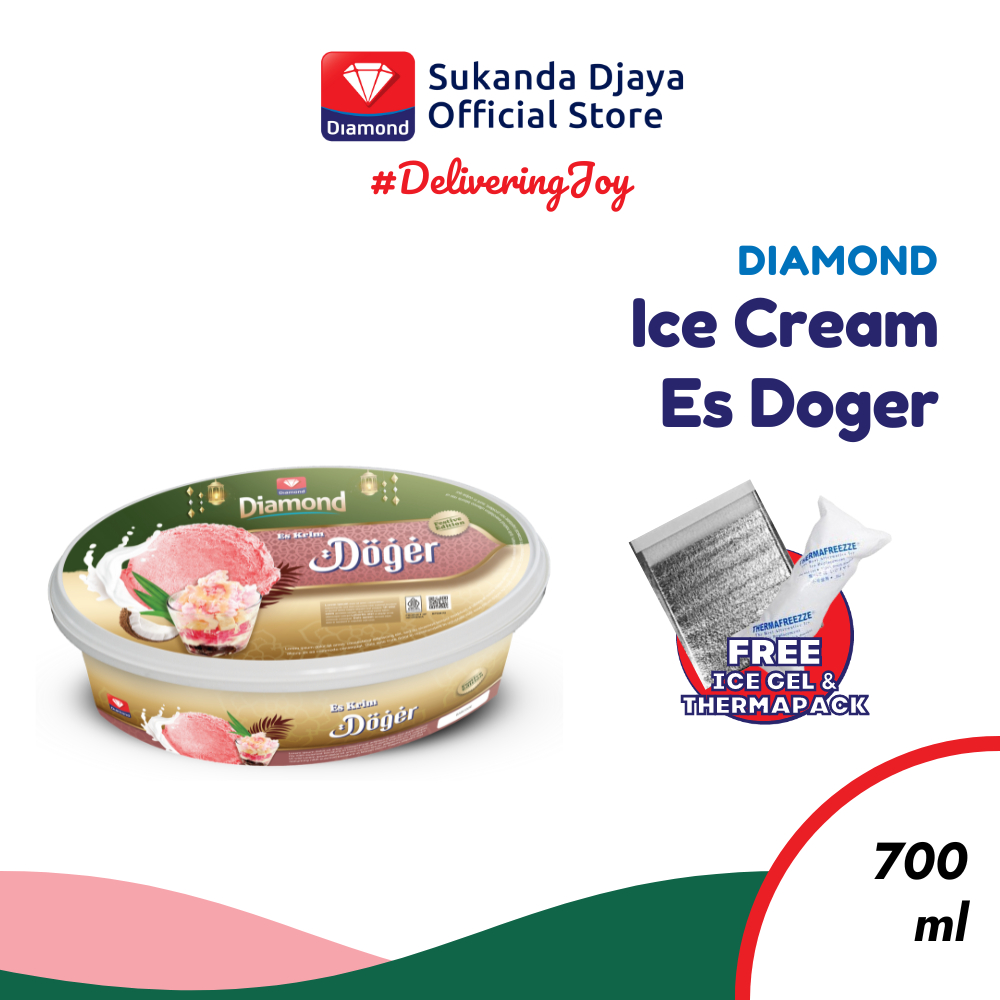

Diamond Ice Cream Es Doger 700 ML