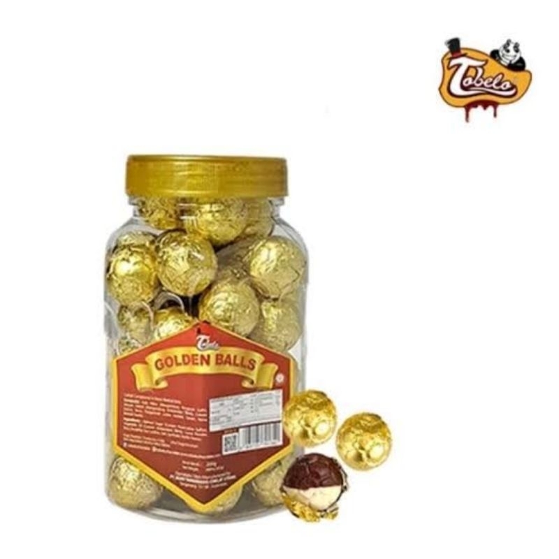 

Coklat Tobelo Golden Balls Kemasan Toples