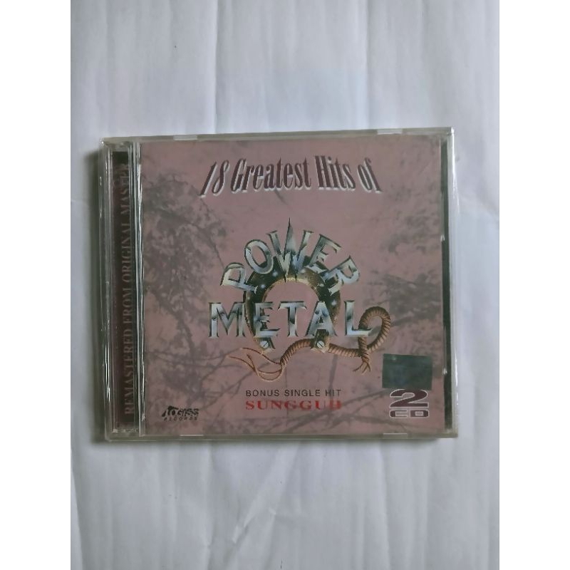 Kaset CD Second  -Power Metal "18 Greatest Hits Of" 2CD