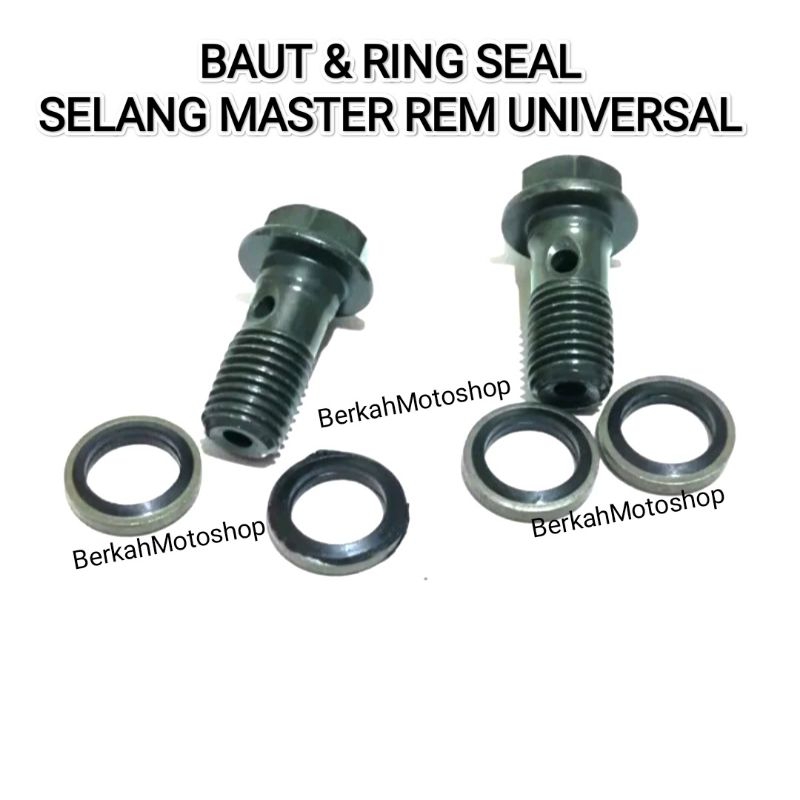 [PROMO] BAUT BANJO RING KARET SEAL SELANG REM KALIPER MASTER REM BAUT SELANG REM BAUT KALIPER BAUT M