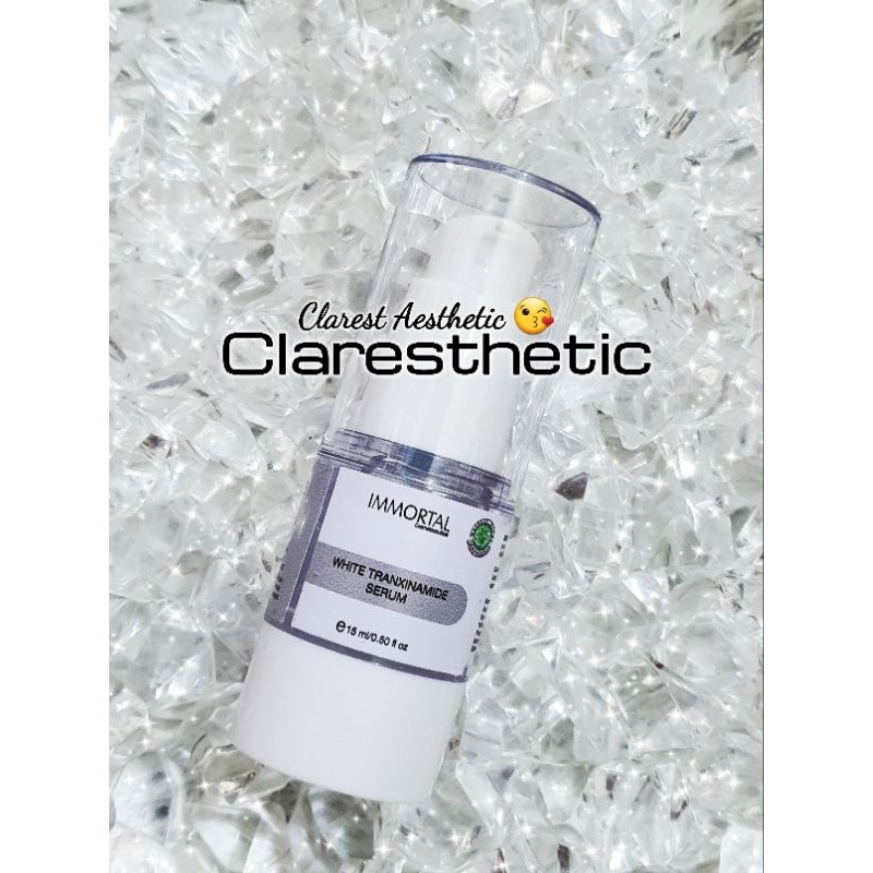 IMMORTAL WHITE TRANXINAMIDE SERUM (serum PEMUTIH + PENCERAH + MEMUDARKAN FLEK)