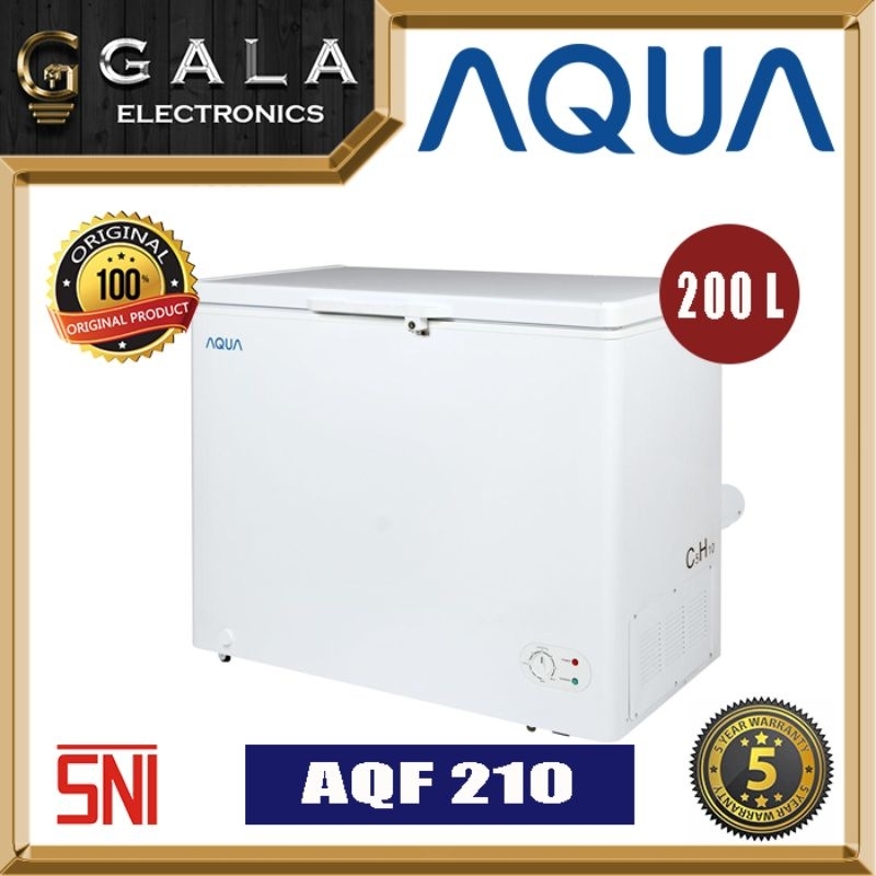 Chest Freezer Box Aqua AQF 210 (200 Liter)