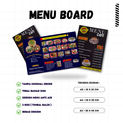 

Custom Menu Board