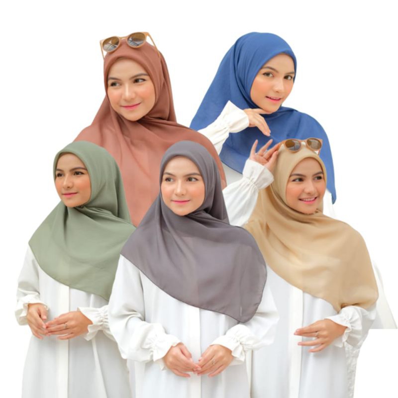 TERMURAH Jilbab Bella Square Premium 50 Warna | Hijab Kerudung Segi Empat Image 3