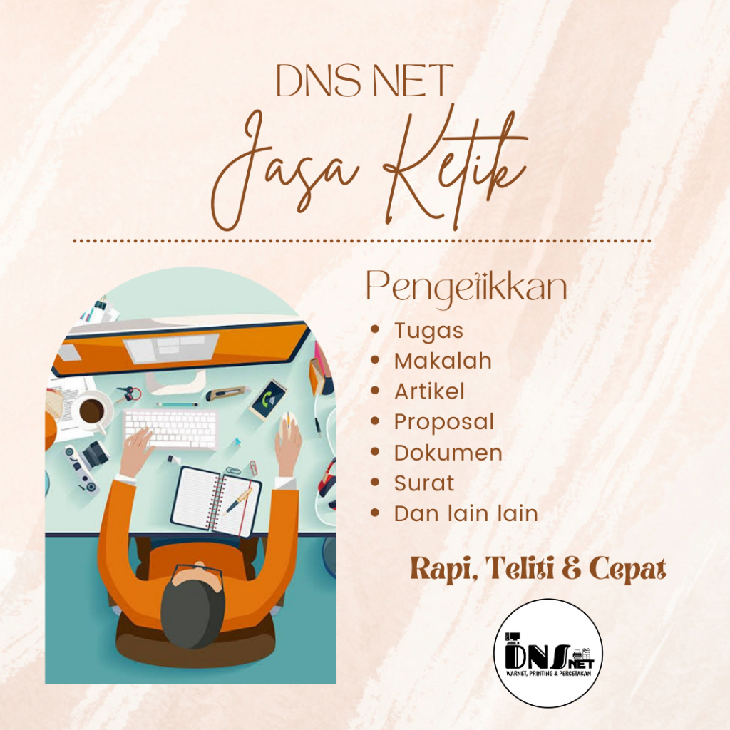 

JASA KETIK ONLINE SEMUA DOKUMEN PROSES CEPAT