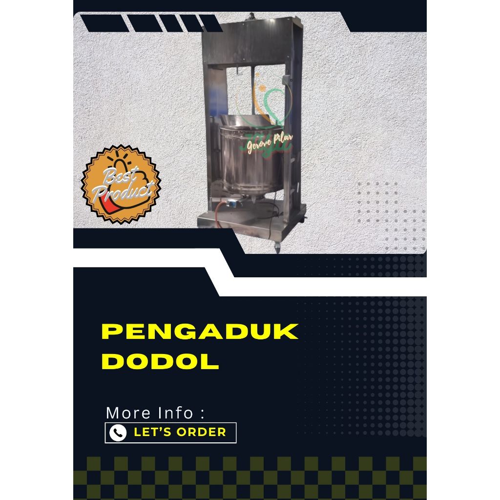 Mesin Memasak Dodol - Mesin Pengaduk Dodol