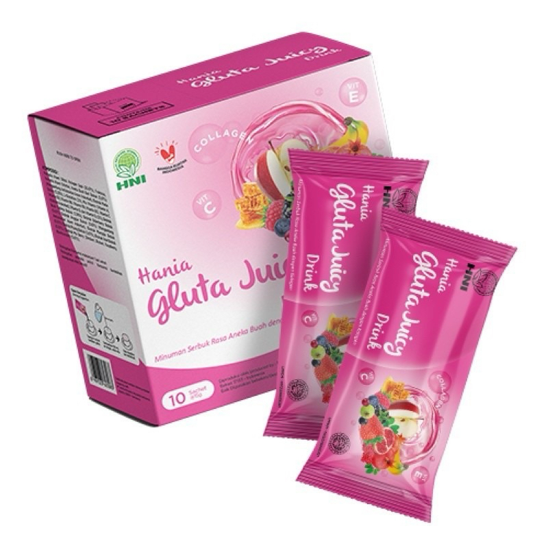 Hania Gluta Juicy Drink Kolagen Hni Hpai Original