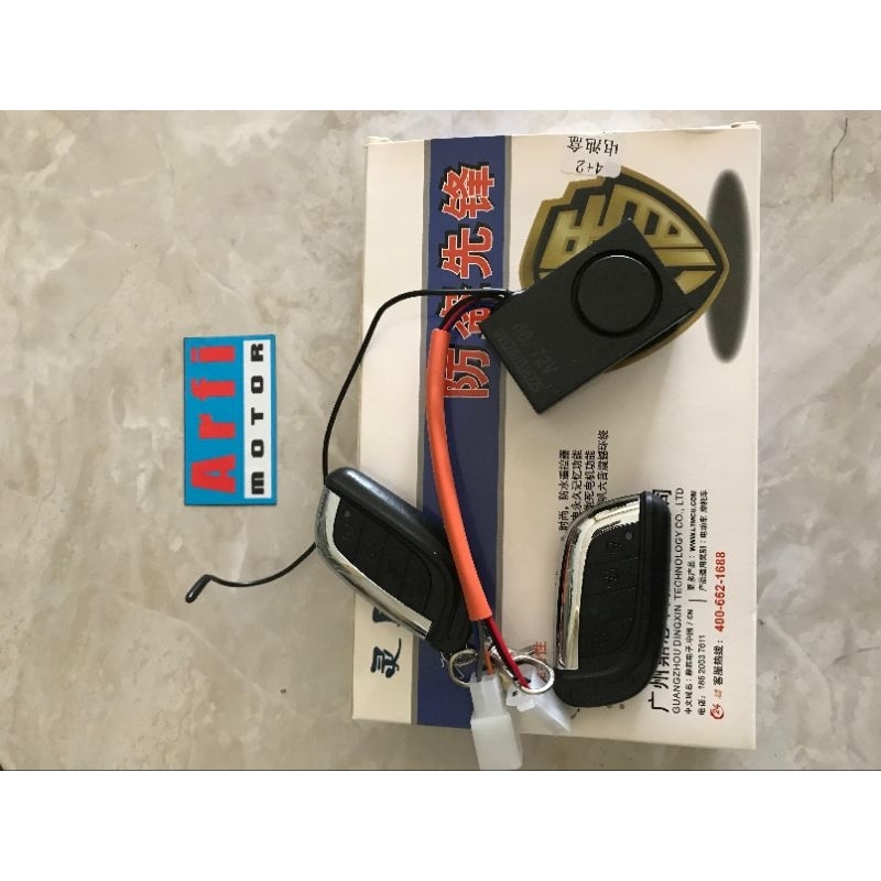remote alarm sepeda listrik universal