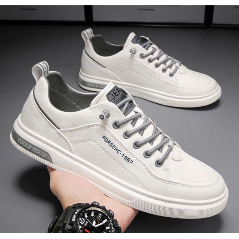 Sepatu sneakers putih pria keren Sepatu Aero street Sports