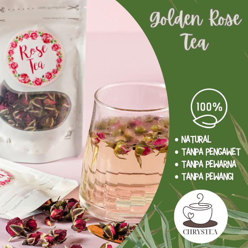 

CHRYSTEA || Red Rose/Golden Rose Tea Sachet 10gr