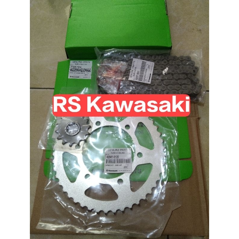 gear set gir set ninja 250fi ninja 250 fi old 250fi lama original