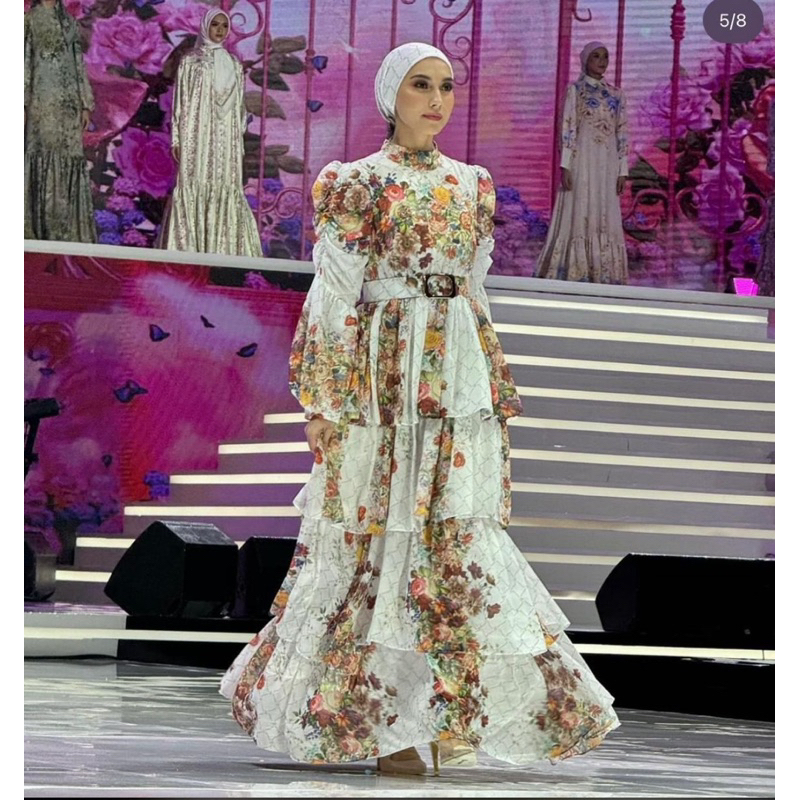 Shellasaukia Gamis Flower susun dubai