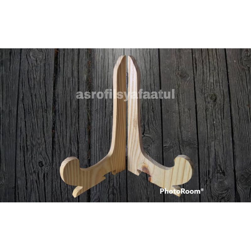 

standing frame tinggi 22 cm/stand lukis/stand piring#stamdmahar