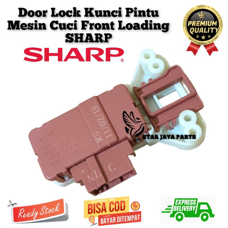 Door Lock Mesin Cuci Sharp Front Loading ES-FL862 Quality