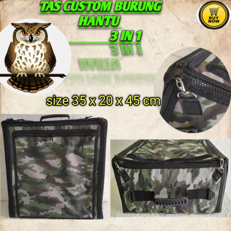 Tas custom burung dares/Tas custom burung hantu