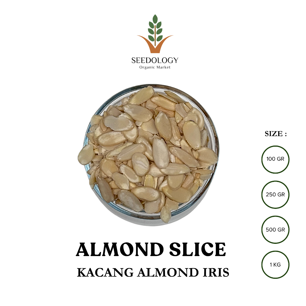 

Almond Slice 250gr - Kacang Almond Iris / Topping