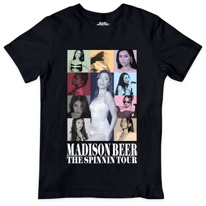 Madison Beer The Spinnin Tour Eras Tour Edition T-Shirt / Kaos Band Musik Murah POP Alternative Tayl