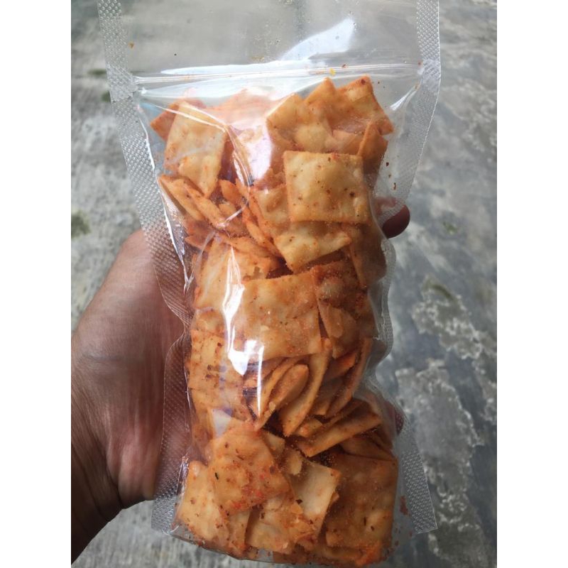 

KERIPIK PANGSIT RASA PEDAS BALADO JASUNSNACKID