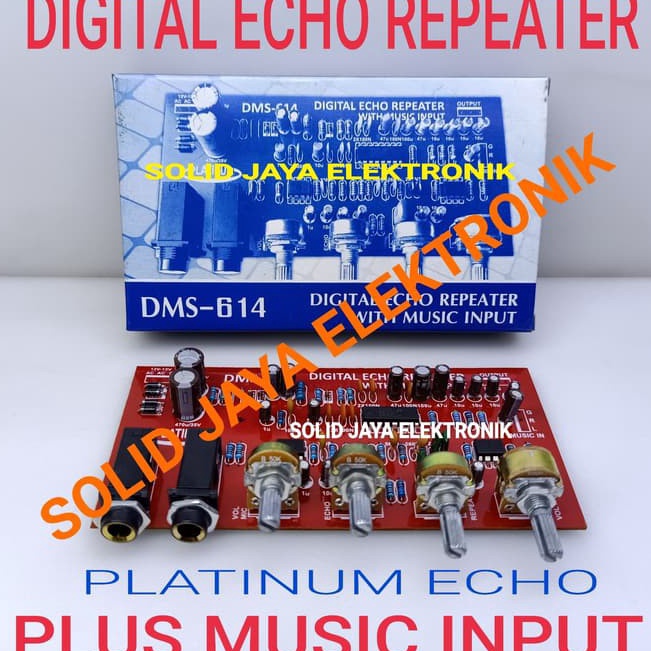 KIT DIGITAL ECHO REPEATER PLUS MUSIC INPUT DMS614 DMS614 DMS 614 DIGITAL ECHO PLUS TONE CONTROL