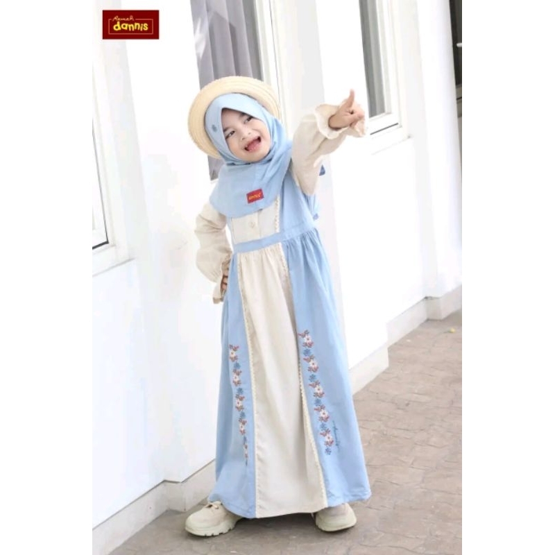 Gamis Dannis Dress Kids Anak Perempuan Terbaru