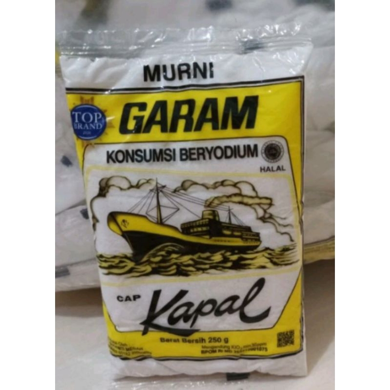 

Garam Kapal / Garam Dapur Kemasan 250 gram