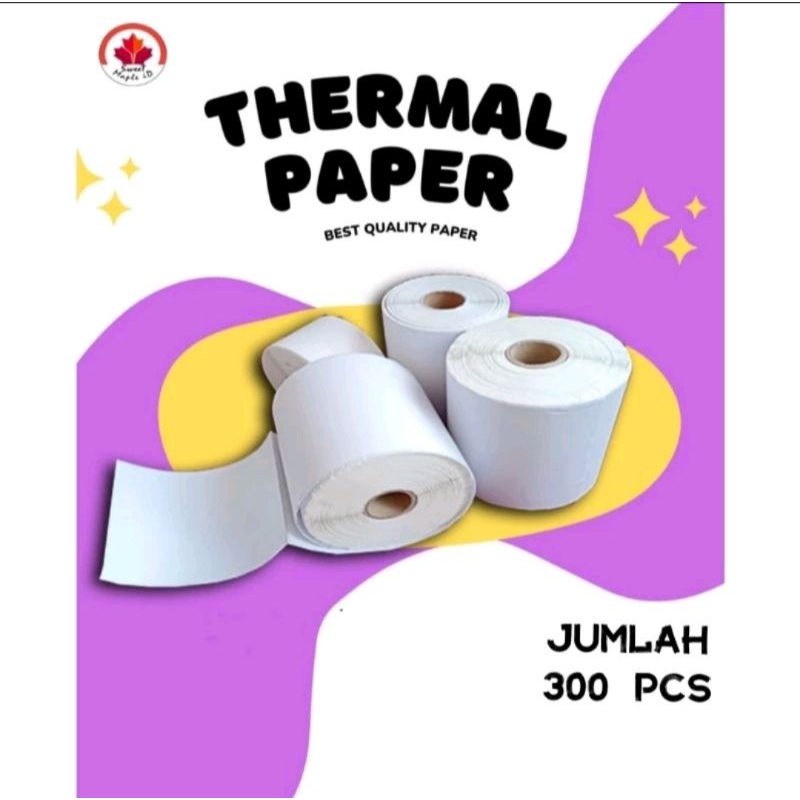 

Kertas / Sticker Printer Thermal Ukuran 100 x 150 mm A6