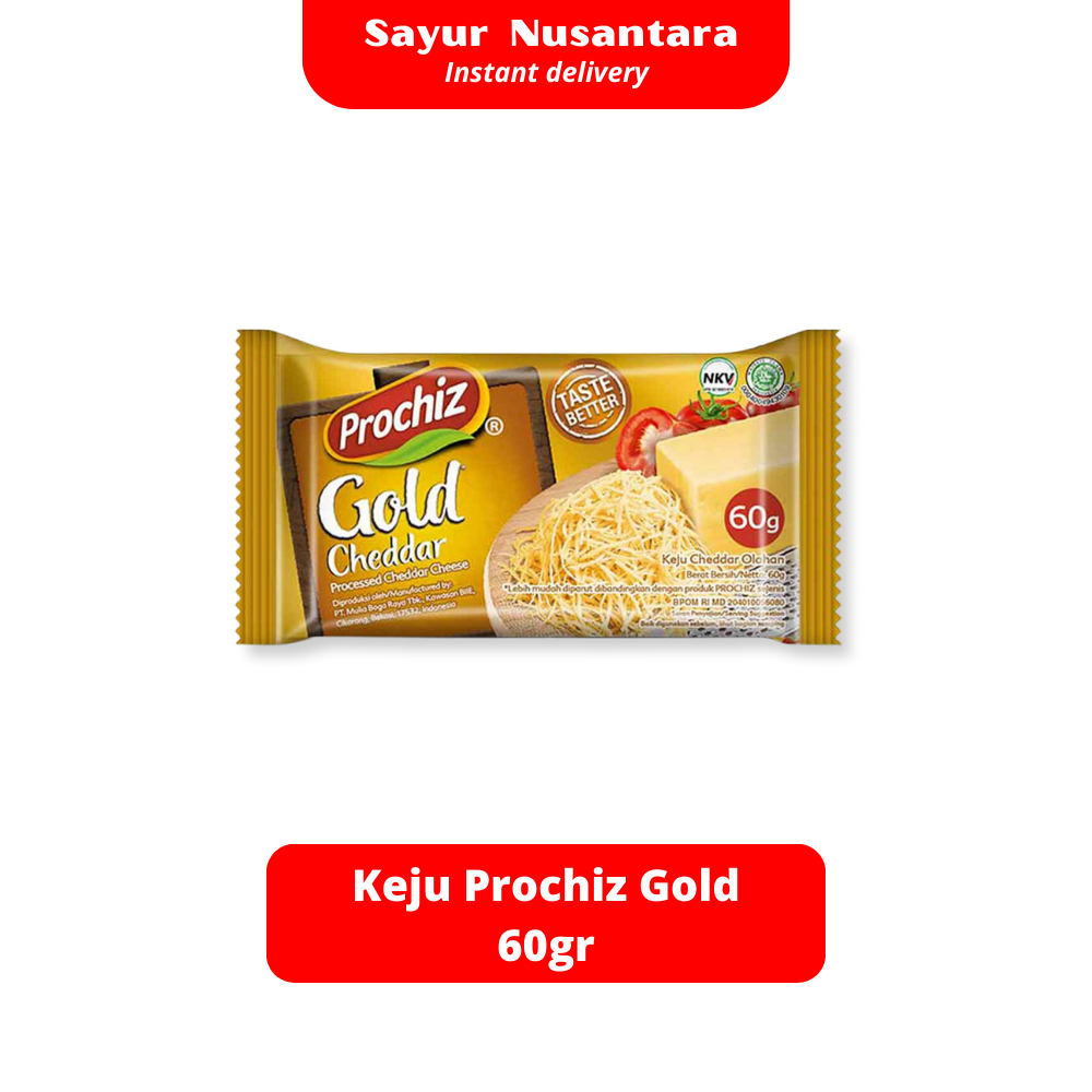 

Keju Prochiz Gold 60gr - Sayur Nusantara