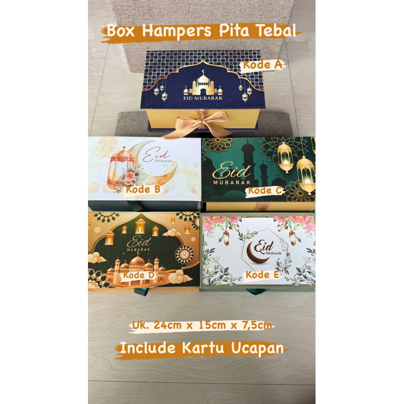 

Tambahan Box Hampers Pita Tebal