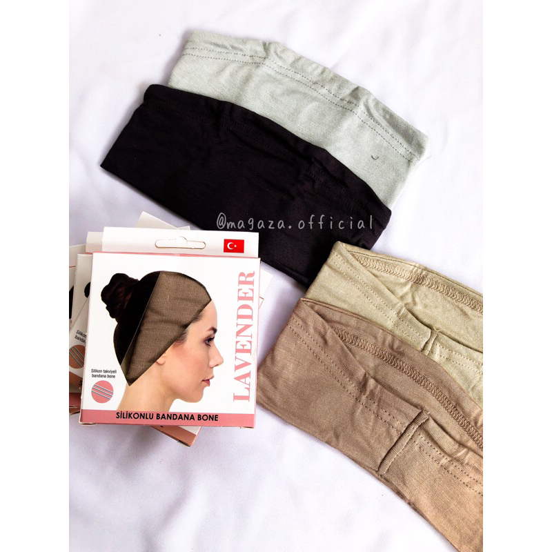 CIPUT LAVENDER BANDANA SILIKON ORI TURKI | CIPUT ANTI SLIP | CIPUT NYAMAN TURKI