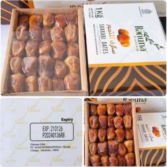 

Kurma Sukari Al Qossim 1 Kg PREMIUM / Sukari Ranuna 1Kg / Sukari NR