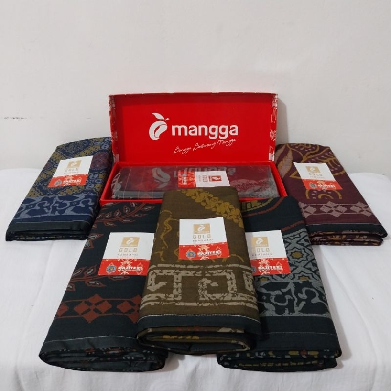 sarung mangga gold kembang nusantara / sarung mangga