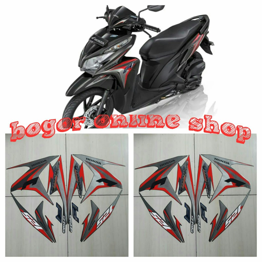 stiker motor vario techno 125 iss 2014 dargrey
