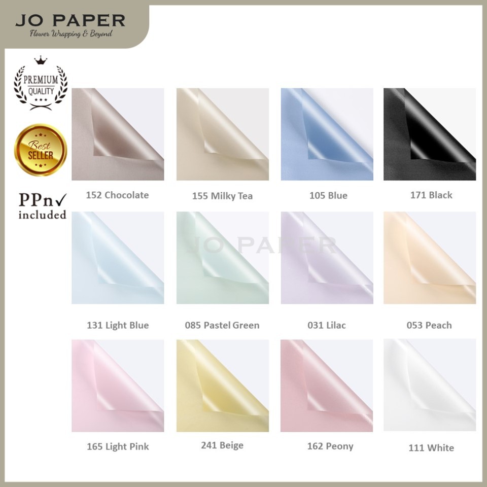 

[5 LEMBAR] Flower Wrapping Paper Gliter Blink Premium Kertas Buket Bunga Florist Cellophane