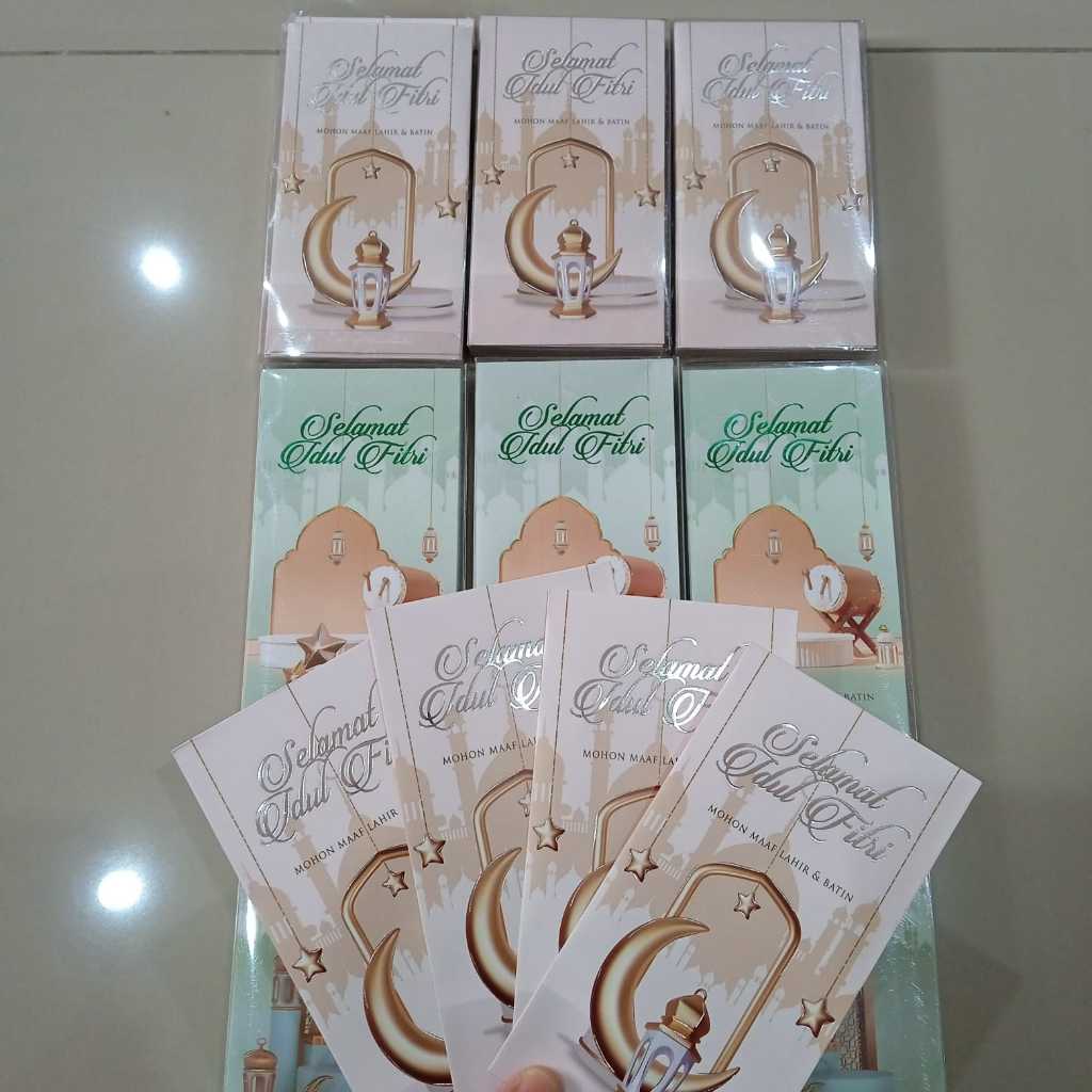 

Amplop Lebaran Panjang - Idul Fitri Angpao THR Ramadhan - Eid Mubarak - Amplop Murah Premium