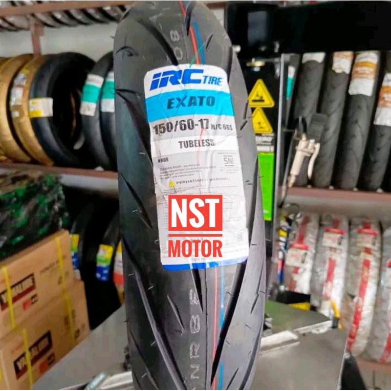 Ban Luar IRC 150/60-17 Exato Tubeles Ban Luar CB150 Ninja 250 R25 Byson