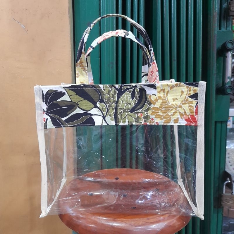 

Tas Hampers Mika Kanvas atas 28x15x23