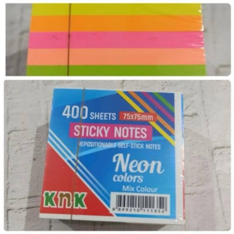 

MEMO STICK/ STICK NOTE KNK (75x75) 400 LEMBAR