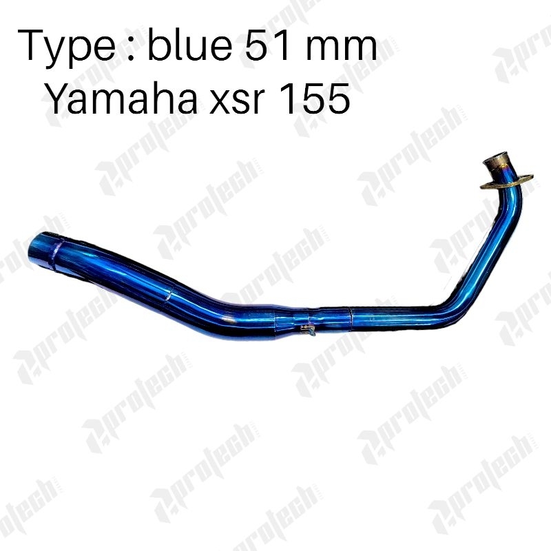 Yamaha XSR155 — Header Inlet 51 mm · Blue — foto 2