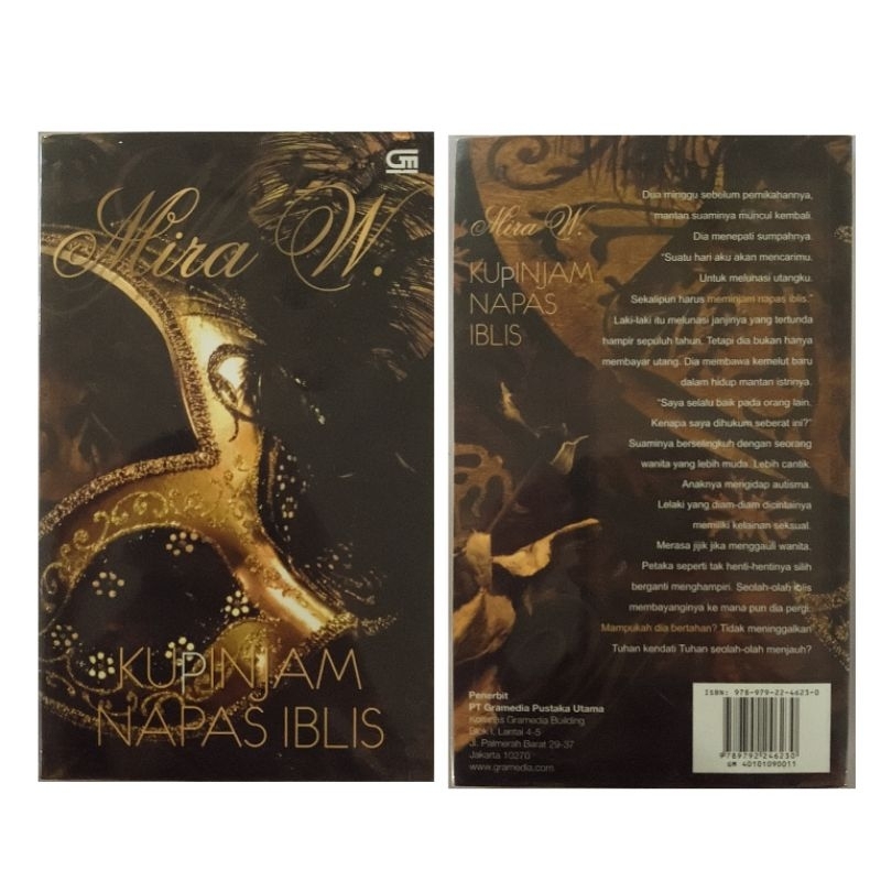 Buku Novel Preloved Second Bekas Original MIRA W