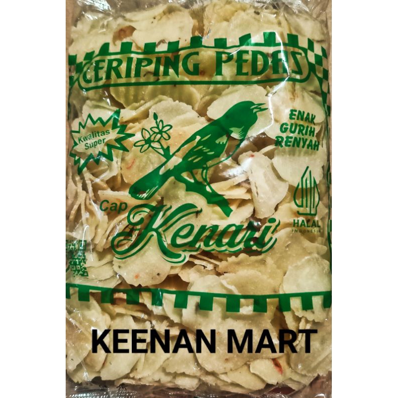 

Kerupuk Singkong Ceriping Pedas Cap Kenari 250 gr