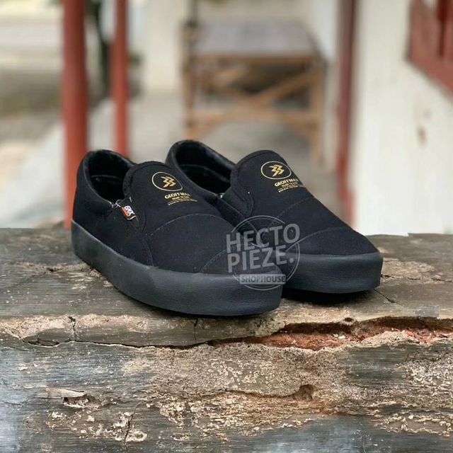 Geoff Max - Meery All Black | Sepatu Sneakers
