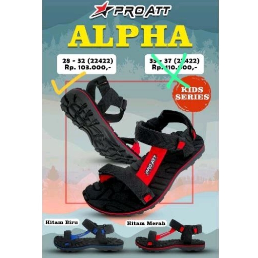 TERMURAH Sandal gunung anak Pro att Aron Pro Att Alpha SDL570